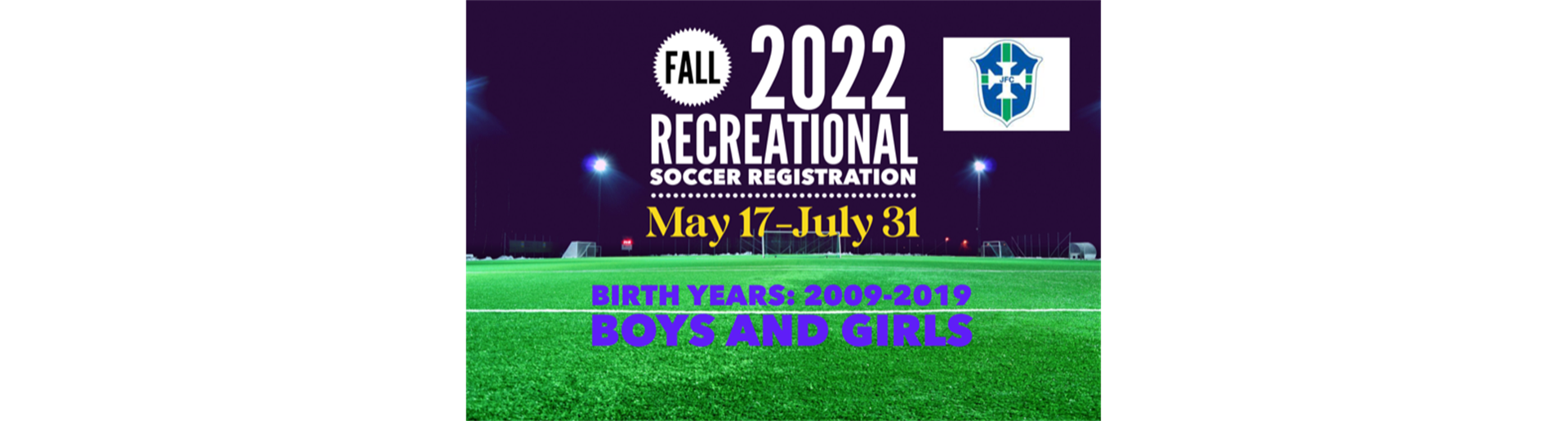 Fall 2022 Recreational Soccer - OPENS May 17-July 31!